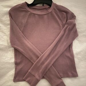 EST. PAC light purple thin long sleeve top
